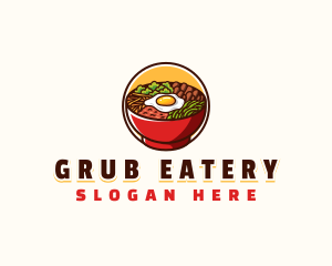 Bibimbap Korean Restaurant logo design