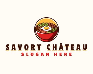 Bibimbap Korean Restaurant logo design