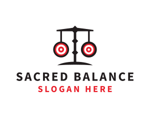 Scale Targets Balance logo design