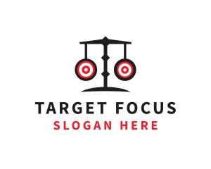 Scale Targets Balance logo design