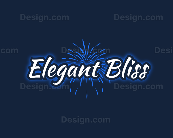 Blue Fireworks Festival Logo