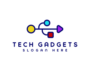 USB Tech Data logo design