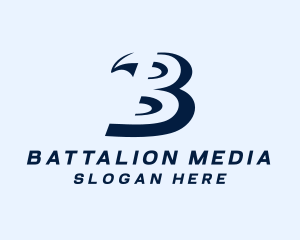 Generic Media Letter B logo design