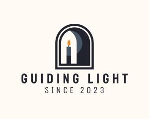 Window Candle Light logo design