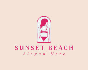 Sexy Bikini Back logo design