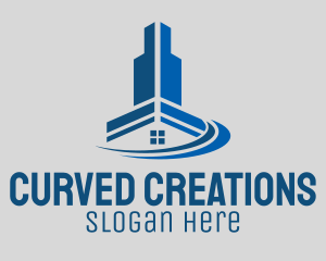 Blue Engineering Innovation logo design