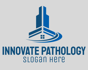 Blue Engineering Innovation logo design