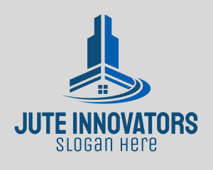 Blue Engineering Innovation logo design