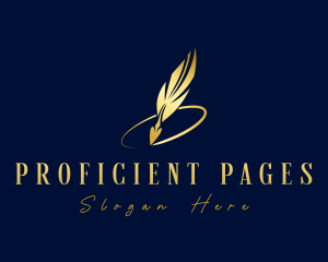 Pen Quill Writing logo