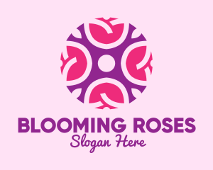 Decorative Cosmetic Rose logo design