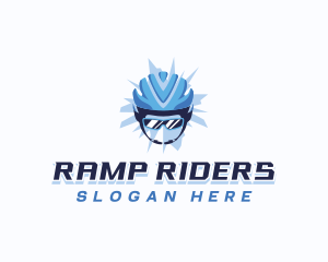 Bicycle Sports Helmet logo design