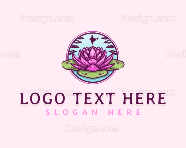 Lotus Flower India Logo