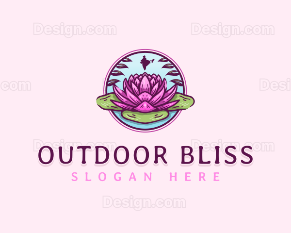 Lotus Flower India Logo