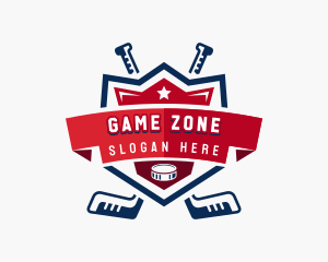 Hockey League Sport Logo