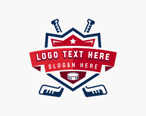 Hockey League Sport Logo