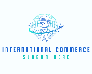 International Flight Pilot logo design