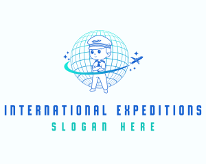 International Flight Pilot logo design