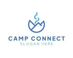 Smoky Mountain Camping logo design