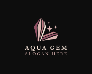 Jewelry Crystal Gems logo design