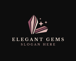 Jewelry Crystal Gems logo design