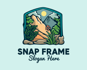 Outdoor Gardening Frame logo design