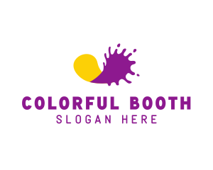 Paint Color Splash  logo design