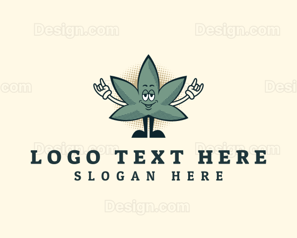 Cool Marijuana Leaf Logo