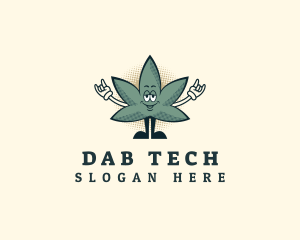 Cool Marijuana Leaf logo design