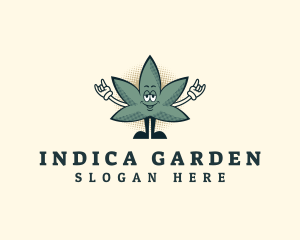 Cool Marijuana Leaf logo