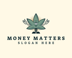 Cool Marijuana Leaf logo