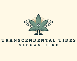 Cool Marijuana Leaf logo