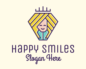 Happy Crown Princess logo design