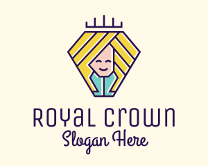 Happy Crown Princess logo design