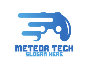 Tech Game Controller logo design