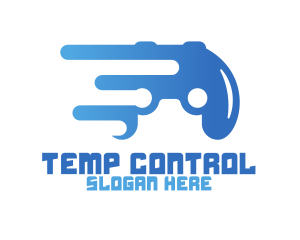 Tech Game Controller logo design