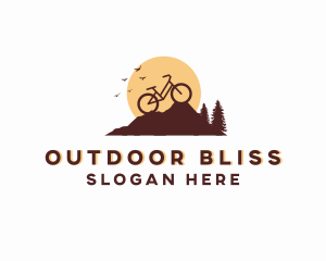 Outdoor Mountain Bicycle logo design