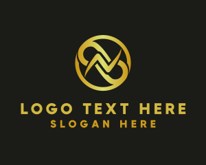 Luxury Business Letter N logo