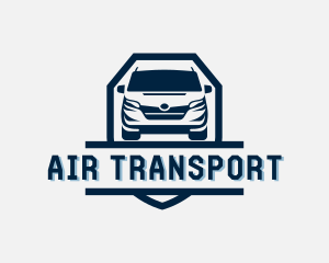 Driving Van Transportation logo design