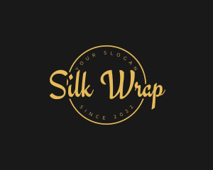 Golden Luxurious Wordmark  logo design