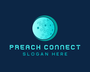 Global Tech Network logo design