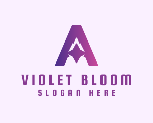Violet Gradient A logo