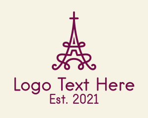 Monoline Eiffel Tower  logo