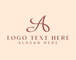 Stylish Boutique Letter A logo