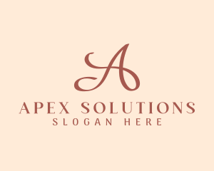 Stylish Boutique Letter A logo design