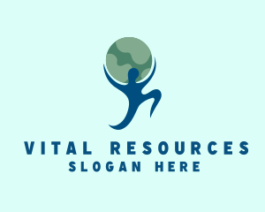 Global Human Resources logo design