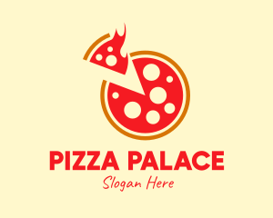 Hot Pepperoni Pizza  logo