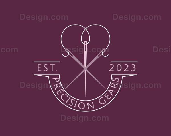 Heart Needle Thread Logo