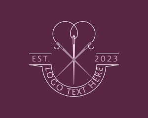 Heart Needle Thread Logo