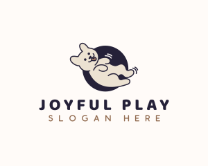 Playful Pet Dog logo design