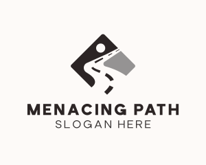 Pavement Highway Road Path logo design